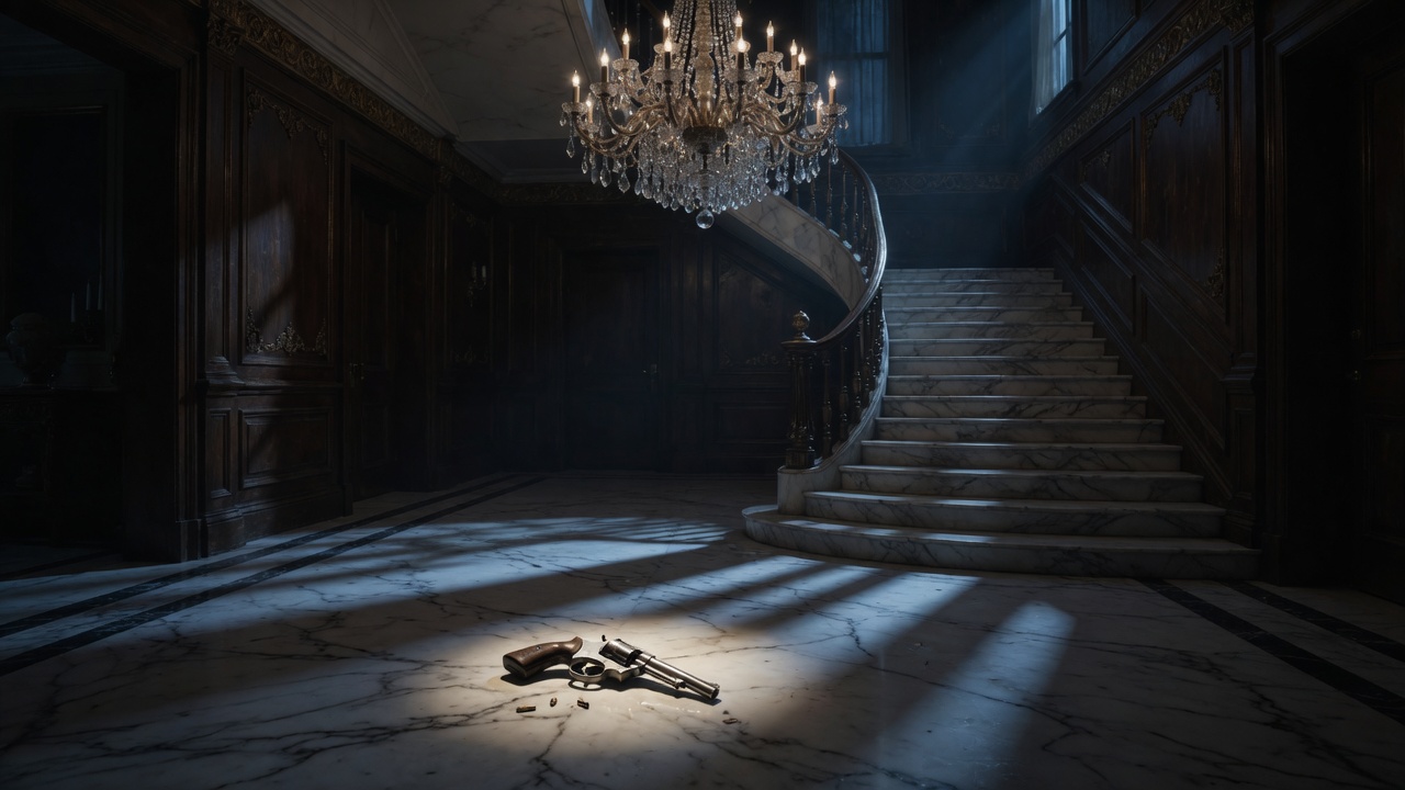 Mansion foyer staircase typical of KMM map votes